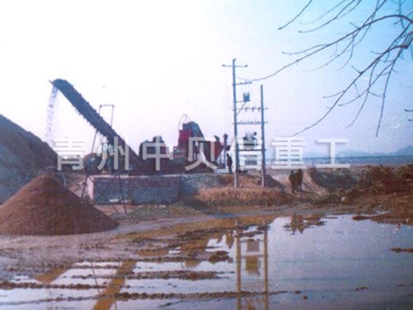 Weathered sand production line