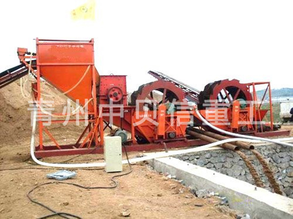 Crushing sand washing machine