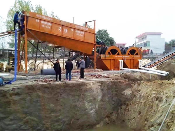 Sand washing machine