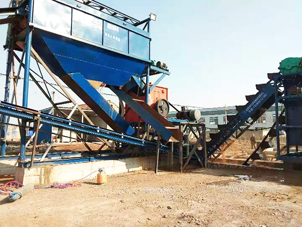 Installation site of sand production line